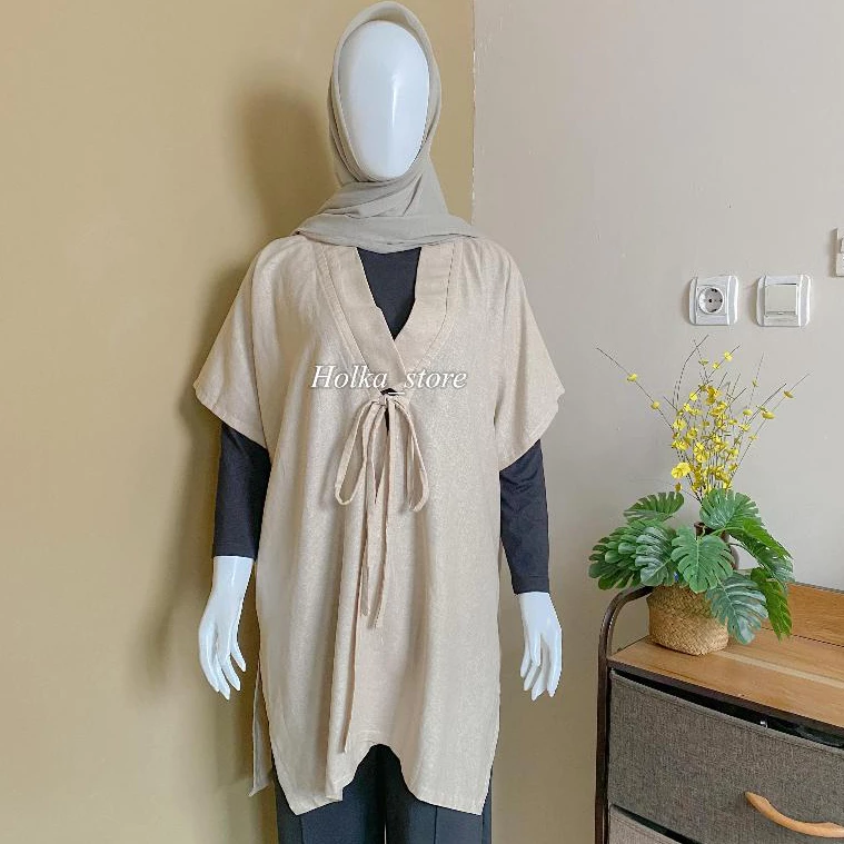 Pamela-Cardigan Lengan Putung/Outer/Atasan wanita